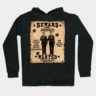 Frank & Jesse James Wild West Wanted Poster Hoodie